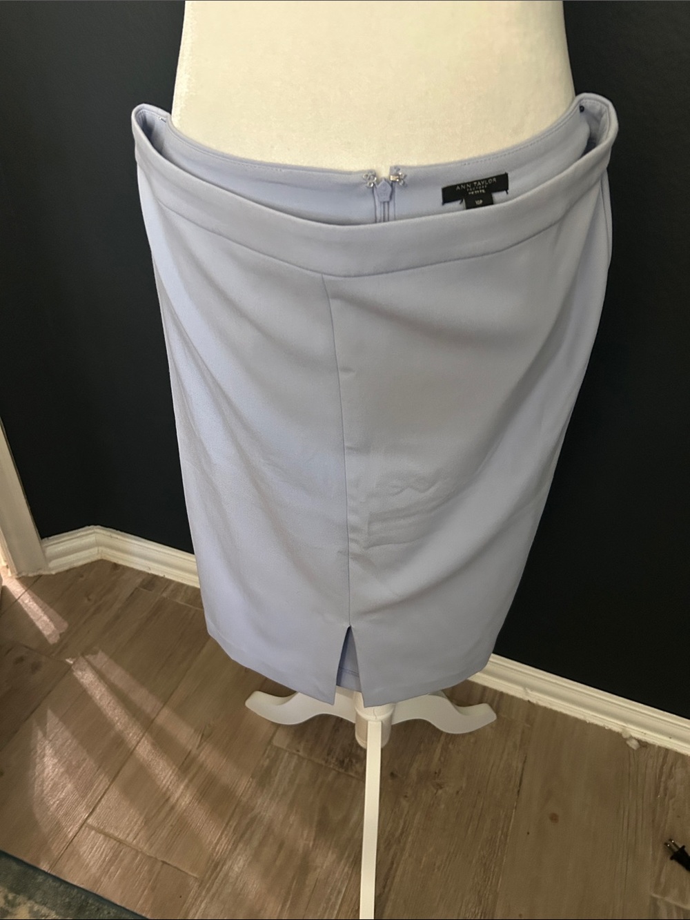 Ann Taylor Light Lavender Pencil Skirt with Front Slit